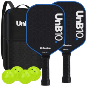 ست دو عددی راکت پیکل‌بال یو‌ان‌بی ۱۰ کربن ترموفرم ۱۶ میلی‌متر - UnB10 Thermoformed Set