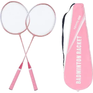 ست دو عددی راکت بدمینتون ورسامارتس گرافیت صورتی - VersaMarts Set of 2