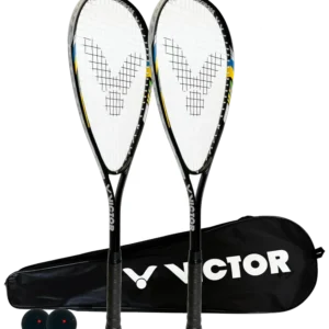 ست راکت اسکواش ویکتور پاور استورم با توپ و کیف - VICTOR Power Storm Set