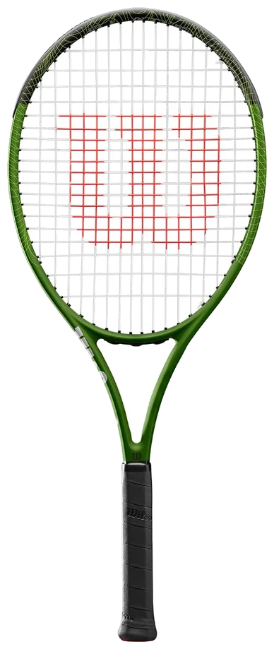 راکت تنیس جونیور ویلسون بلید فیل کامپ سبز ۱۱ تا ۱۲ سال - Wilson Blade Feel Comp Junior