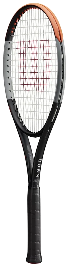 راکت تنیس ویلسون برن ۱۰۰ ال‌اس V4 مشکی نارنجی - Wilson Burn 100 LS V4
