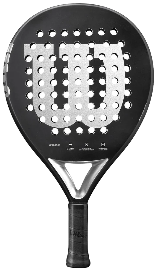 راکت پدل ویلسون الویت مشکی نقره‌ای - Wilson Elevate