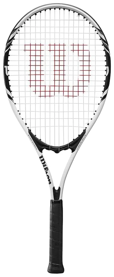 راکت تنیس ویلسون فدرر ۱۱۰ سفید مشکی - Wilson Federer 110