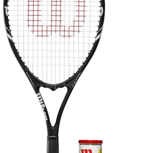راکت تنیس بزرگسال ویلسون فدرر بههمراه توپ - Wilson Federer Adult With Balls