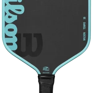 راکت پیکلبال ویلسون تمپو ۱۶ میلیمتر کربن خام مشکی آبی - Wilson Tempo 16