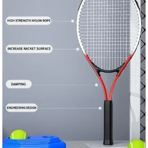 ست راکت تنیس یلاجوی با پایه تمرین و توپ کشی - Yelajoy Trainer Set