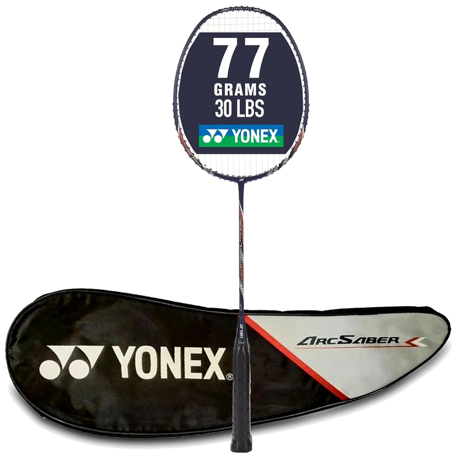 راکت بدمینتون یونکس آرک‌سیبر ۷۳ لایت زه‌کشی‌شده آبی تیره ۵U-G4 - Yonex Arcsaber 73 Light