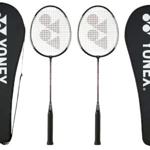 ست دو عددی راکت بدمینتون یونکس GR 303 کمبو مشکی با کاور - Yonex GR 303 Combo Set of 2