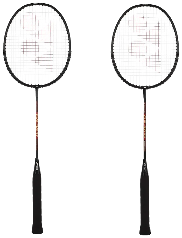 راکت بدمینتون یونکس GR 303i آلومینیومی نقره‌ای با کاور کامل - Yonex GR 303i