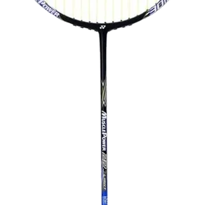 راکت بدمینتون یونکس ماسل پاور ۲۲ لایت زه‌کشی‌شده مشکی آبی ۴U-G5 - Yonex Muscle Power 22 Light