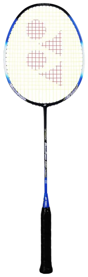 راکت بدمینتون یونکس ماسل پاور ۲۲ لایت زه‌کشی‌شده مشکی آبی ۴U-G5 - Yonex Muscle Power 22 Light