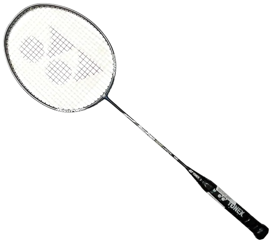 راکت بدمینتون یونکس ماسل پاور گرافیت زه‌کشی‌شده مشکی سفید - Yonex Muscle Power