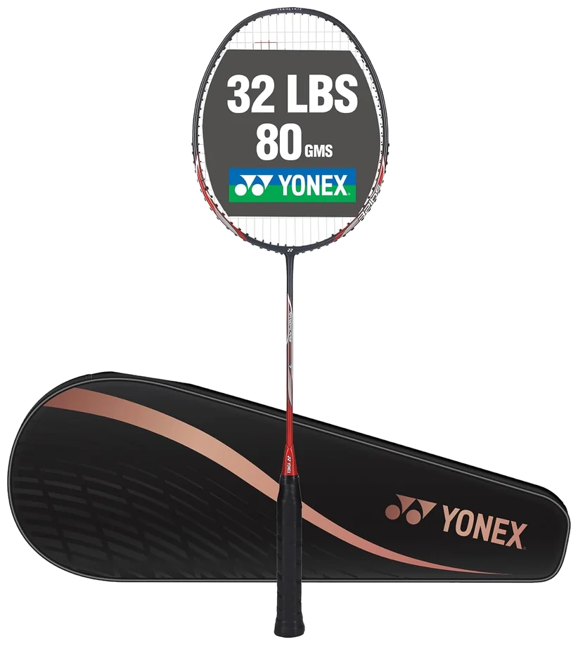 راکت بدمینتون یونکس نانوفلر گرافیت زردآلویی ۸۰ گرم - Yonex Nanoflare