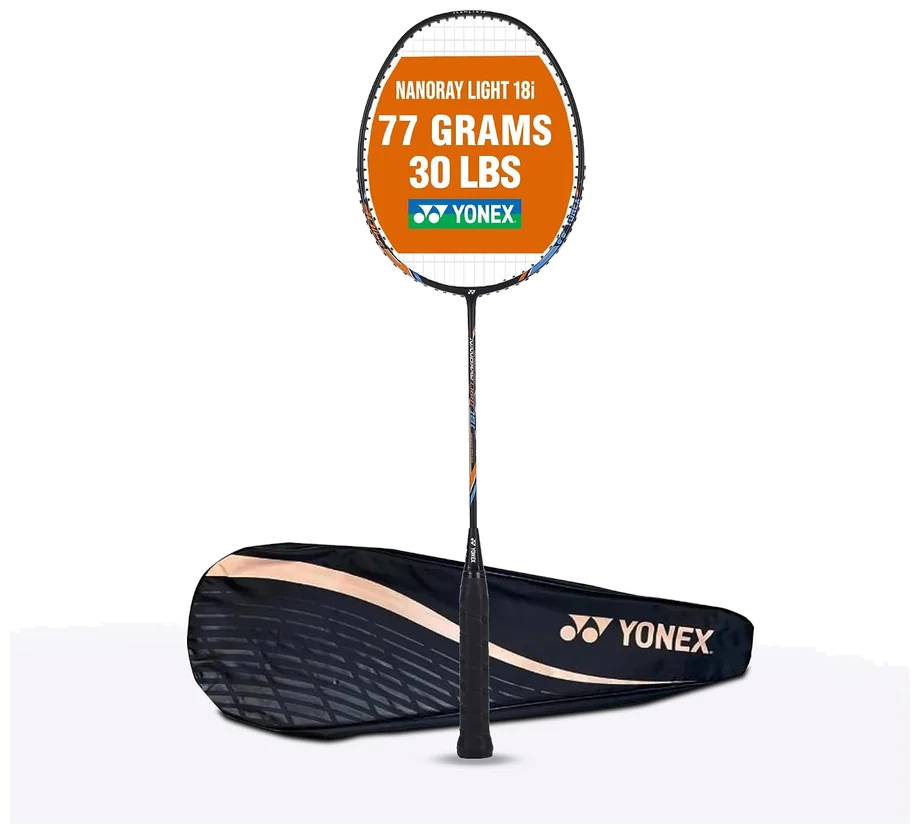 راکت بدمینتون یونکس نانوری ۱۰F های‌فلکس زه‌کشی‌شده مشکی - Yonex Nanoray 10F