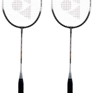 ست دو عددی راکت بدمینتون یونکس ZR 100 لایت مشکی با کاور - Yonex ZR 100 Light Black Set of 2