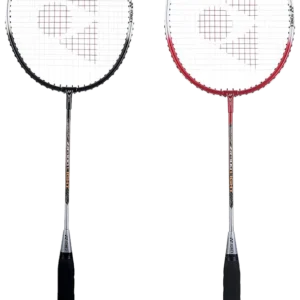 ست دو عددی راکت بدمینتون یونکس ZR 100 لایت مشکی قرمز با کاور - Yonex ZR 100 Light Red Set of 2