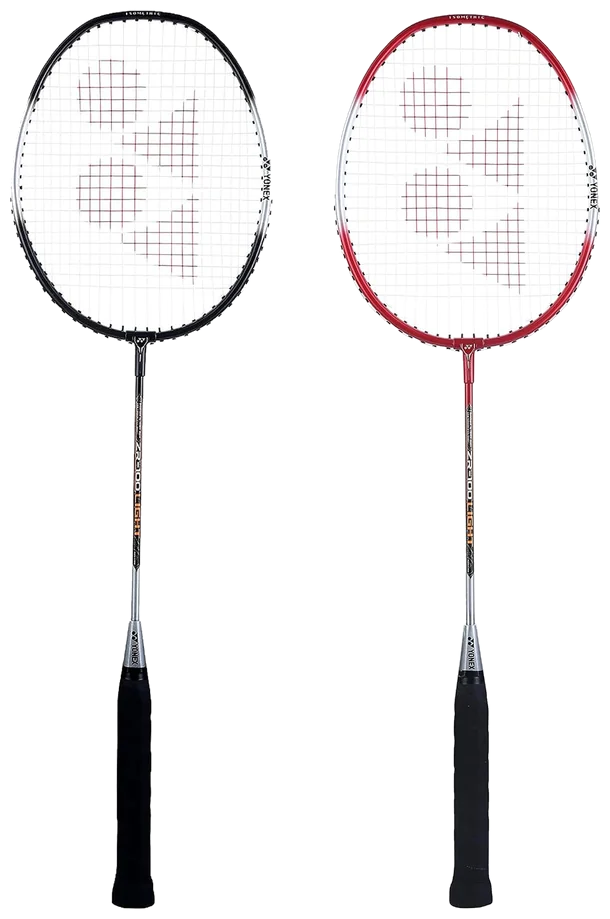 ست دو عددی راکت بدمینتون یونکس ZR 100 لایت مشکی قرمز با کاور - Yonex ZR 100 Light Red Set of 2