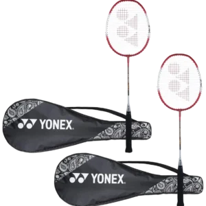 ست دو عددی راکت بدمینتون یونکس ZR 100 لایت قرمز با کاور - Yonex ZR 100 Light Red Pair