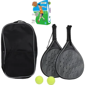 ست راکت پدل زایکولر مشکی به‌همراه توپ - Zaicoler Set Black