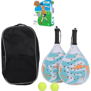 ست راکت پدل زایکولر آبی نارنجی به‌همراه توپ - Zaicoler Set Blue Orange